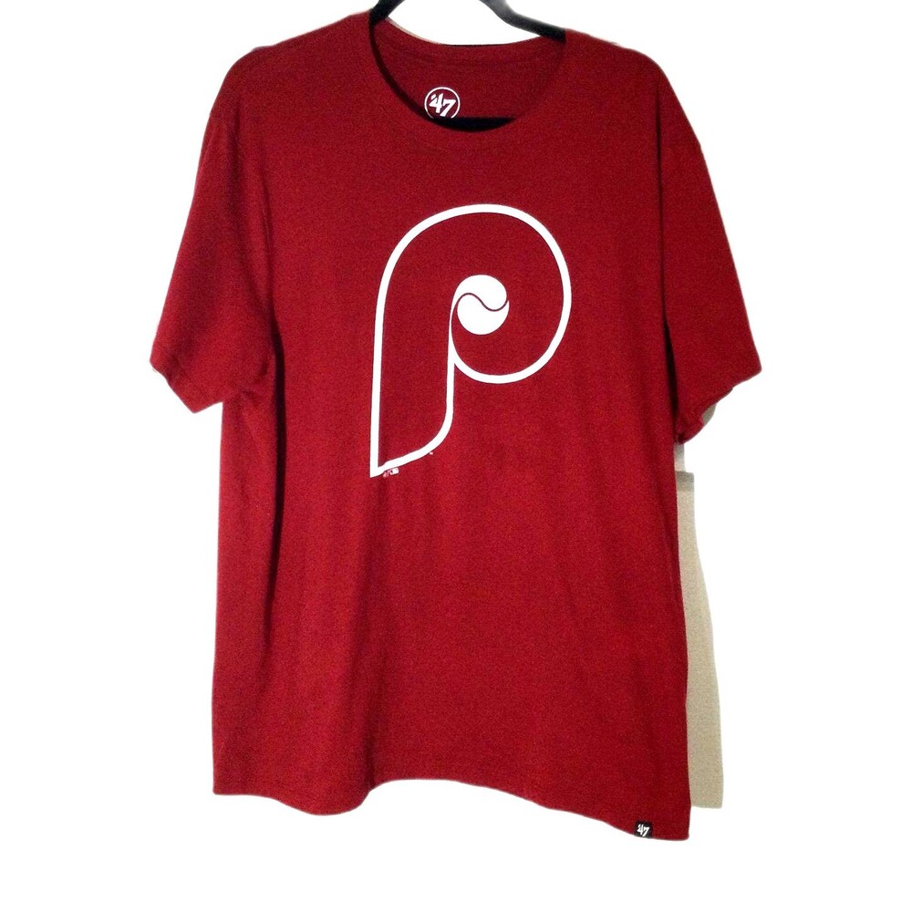 47 Brand T-Shirt Men’s Size XL Color Red Philadelphia Phillies Graphic